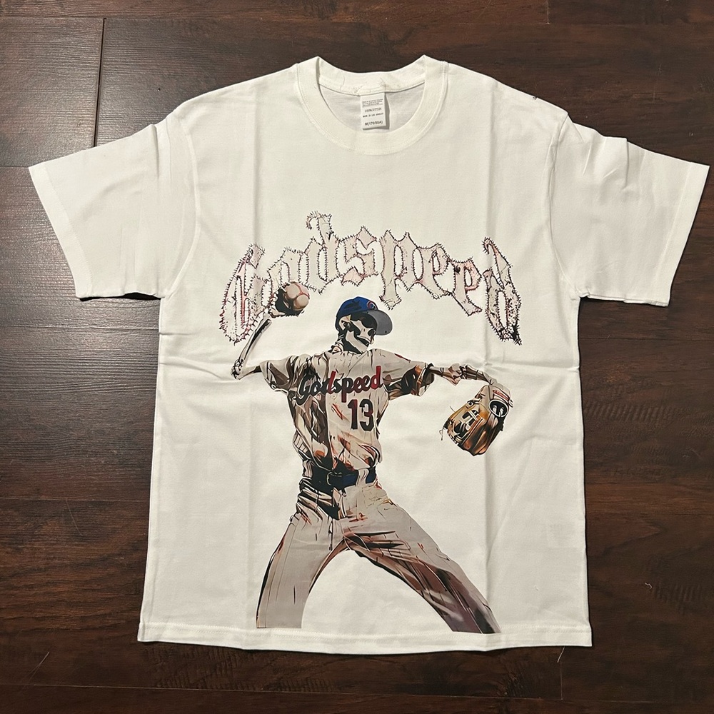 White Graphic Men's T-Shirt